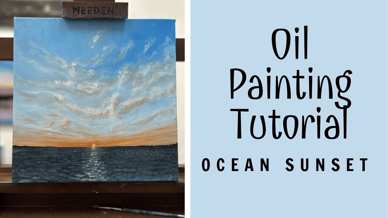 Step by Step: Painting an Ocean Sunset Tutorial - YouTube