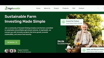 How to Launch Agricultural Investment Platform | Investor Dashboard + ROI System | Lifetime Access