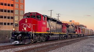 CN E251 with CN 5346 leading on 11-20-22