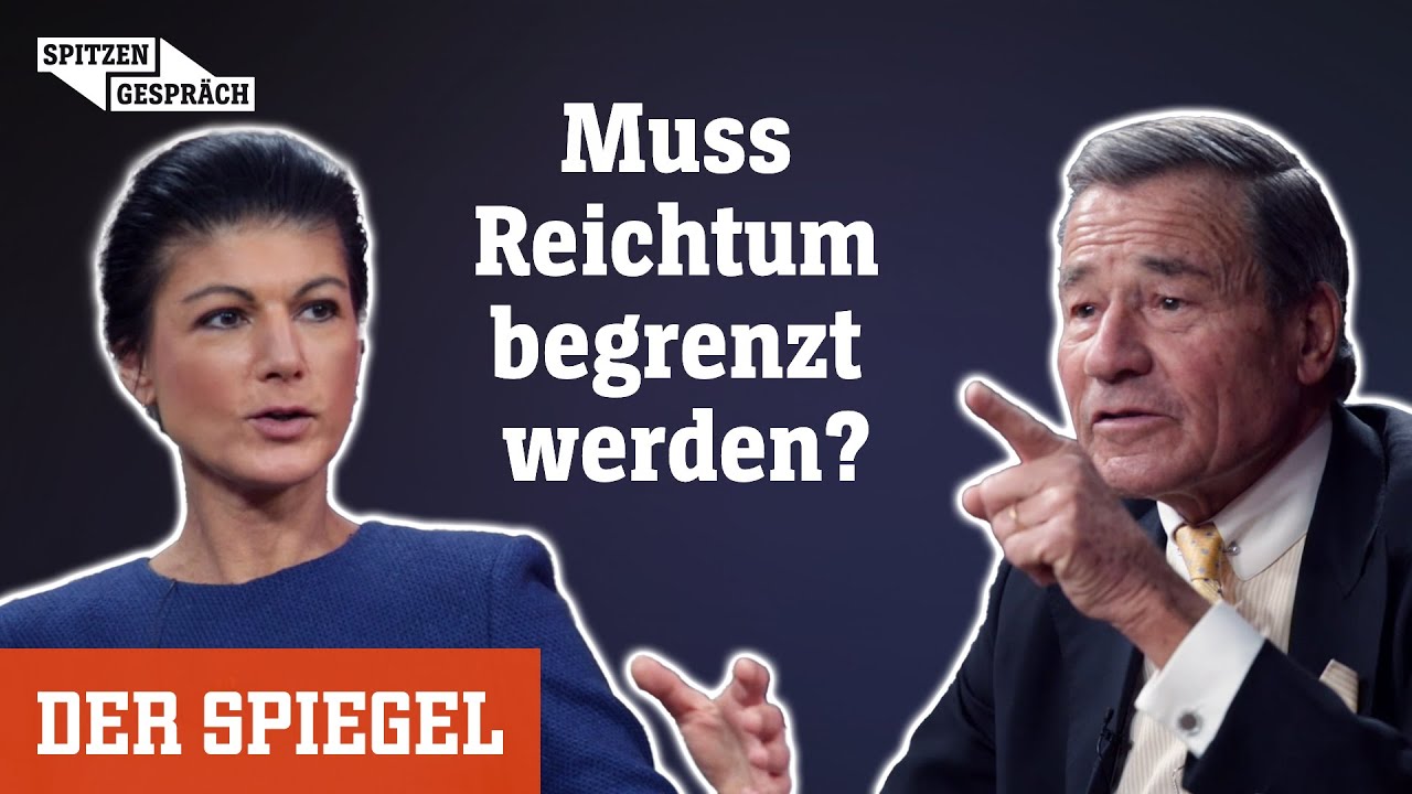 Sahra Wagenknecht, Wolfgang Grupp & Ralf Stegner im Spitzengespräch: Muss Reichtum begrenzt werden?