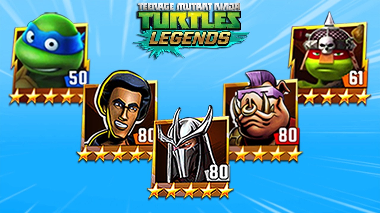 TMNT Legends Shredder, Xever, Leo Classic, Raph larp, Bebop Classic