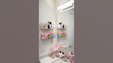 Let’s set up my skincare shelves🩰🌸🧸#organization #amazonfinds #skincare #bathroom #homedecor