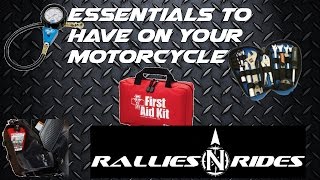 Motorcycle Packing Tips:Essential Items to Have on Your Motorcycle