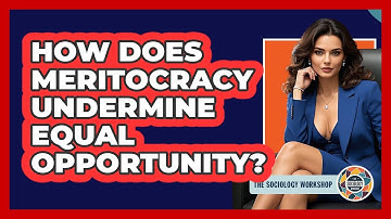 How Does Meritocracy Undermine Equal Opportunity? - The Sociology Workshop