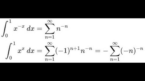x^x and Sophomore Functions 1