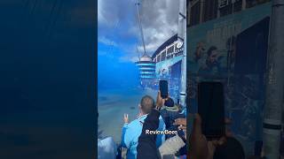 Manchester City Team bus arrives for the game of the season title decider