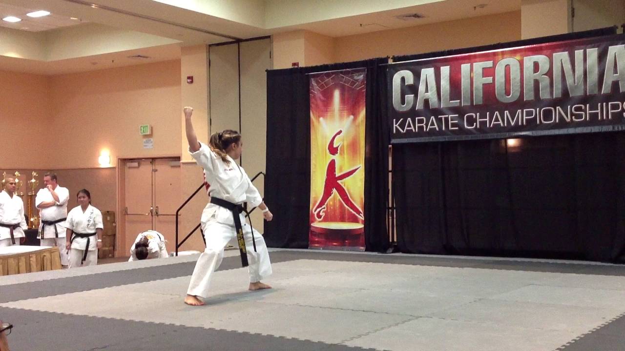 Julia Moreci California Karate Championships 2014 YouTube