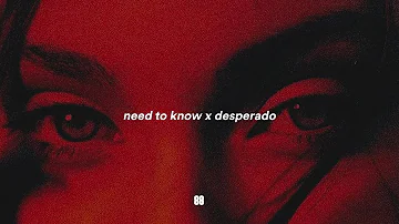 need to know x desperado (full mix)