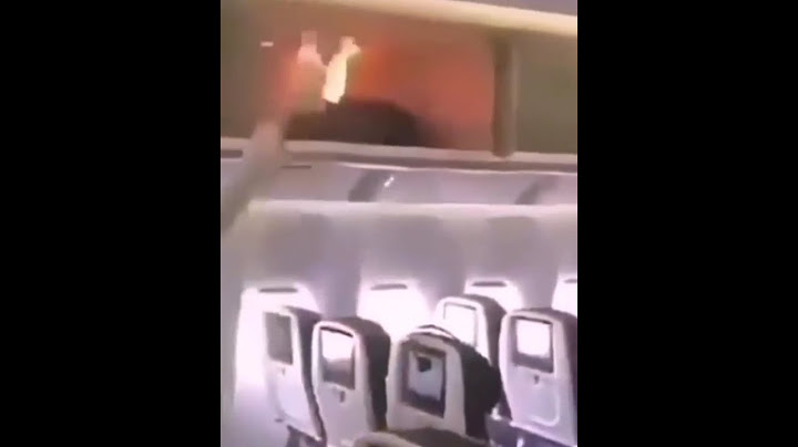 Fire in overhead bin...