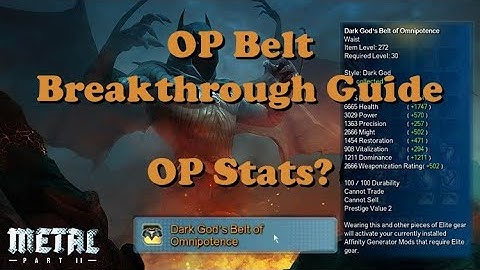 DCUO: OP Belt Breakthrough Guide Metal Part II
