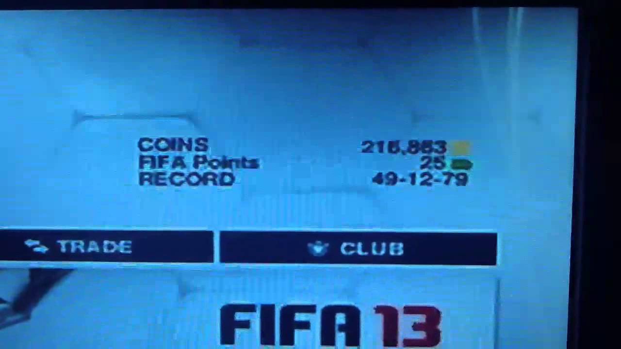 Free fifa 13 ultimate team coins (Xbox 360)