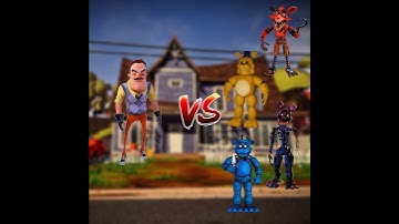 Hello Neighbor Original Vs With All Mods☠️ #helloneighbor #edit #viralshorts #like #valepro