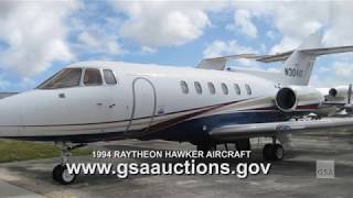 GSA Auctions online sale: 1994 Raytheon Hawker Aircraft