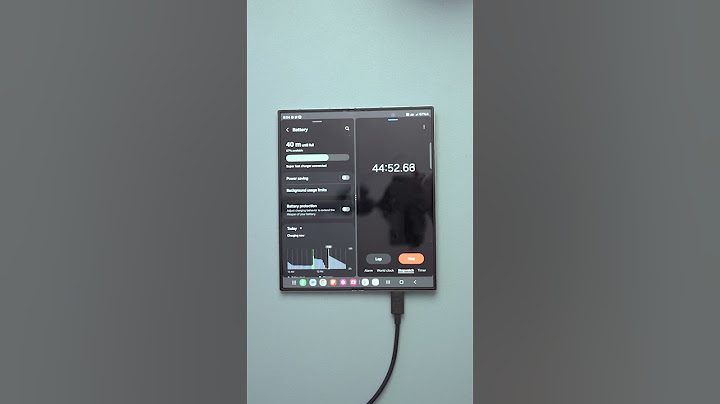 Samsung Galaxy Z Fold 6 fast charging test