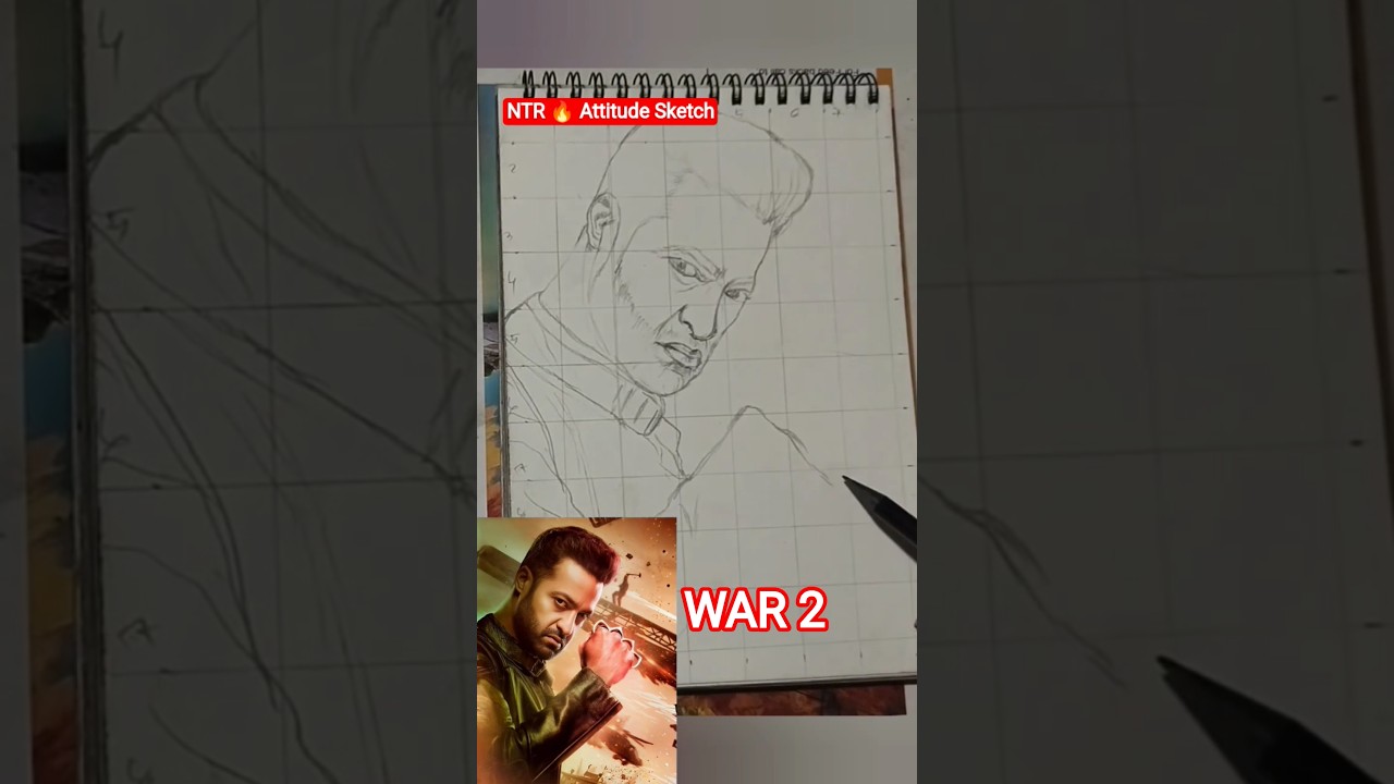NTR Sketch Art ✨ | Pencil Drawing 