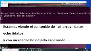 Linux Scripts 10. Recorrer, filtrar y crear ficheros. read y cut