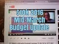 March mid-month budget update! $10k 2016 -$17,361