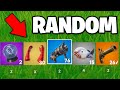 Fortnite but my inventory is random