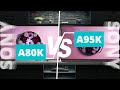 Sony OLED Comparison: A80K OLED vs A95K QD-OLED