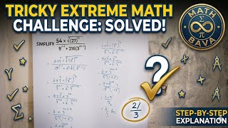 Can You Solve This Tricky Exponential Challenge? Simplify|​ Math Bava! we are conquering an Algebra