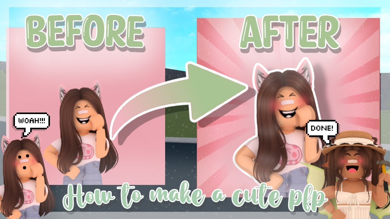 HOW TO MAKE A CUTE PFP Roblox Pfp Tutorial Aulxria YouTube 