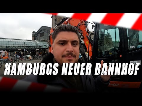 We're remodeling the main train station in Hamburg! | The guy with the excavator