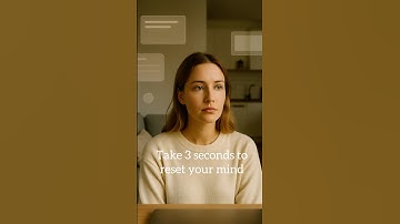 The 3-Second Reset That Stops Overthinking (Try This)