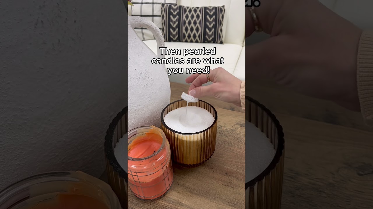 Foton Pearled Candles are just what you need! #fotoncandle #pearledcandle 