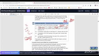 ACCA FM Dec 26 Chapter 3 L3 Investment Appraisal Discounted Cashflow Technique