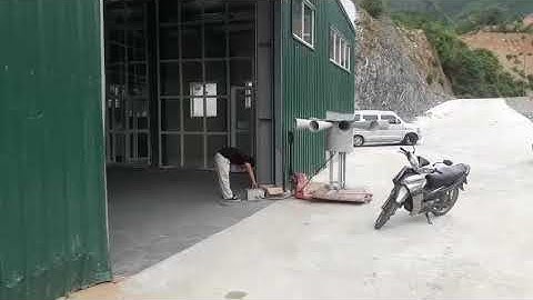 Thử hệ thống còi hú báo xả lũ LK STH10B cho nhà máy thủy điện xoỏng con xã tam thái Nghệ an