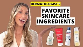 Dermatologist's Favorite Skincare Ingredients! Vitamin C, Glycerin, Benzoyl Peroxide, \& More