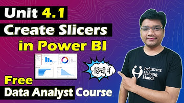 4.1 How to Create Slicers in Power BI | Power BI Lecture for Beginner | Nishant Bhaiya