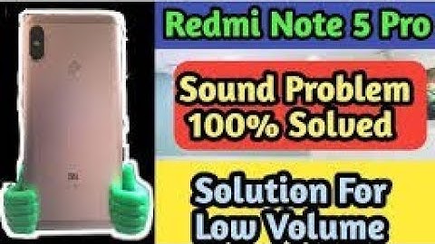 Redmi note 5 pro slow sound problem solution / sound problem/ Redmi note 5 pro