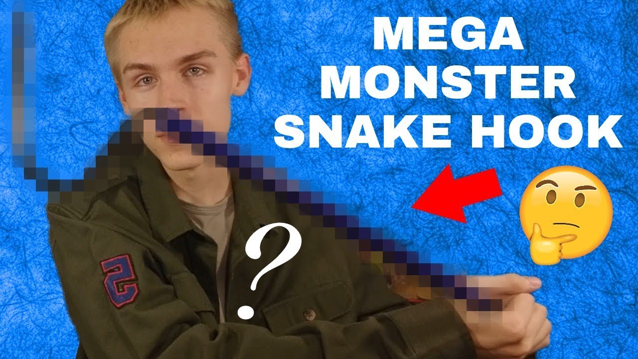 vlogs in spanish I GOT A MEGA MONSTER SNAKE HOOK