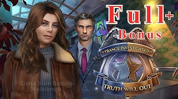 Strange Investigations 4: Truth Will Out CE - Full Game Walkthrough Let