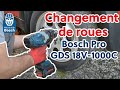 Test changement de roues  bosch pro gds 18v1000c builtwithbosch