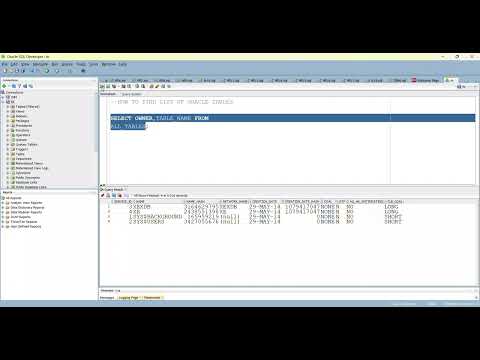 How to get list of all tables from Oracle database|ETL