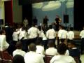 Jig gets it in at flics academy for project next school tour