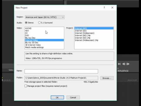 Basic Training for Vegas Movie Studio Platinum 14, Part 1