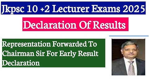 Jkpsc Lecturer Exams Result 2025 || Other Subjects || Request Sent For Early Declaration 