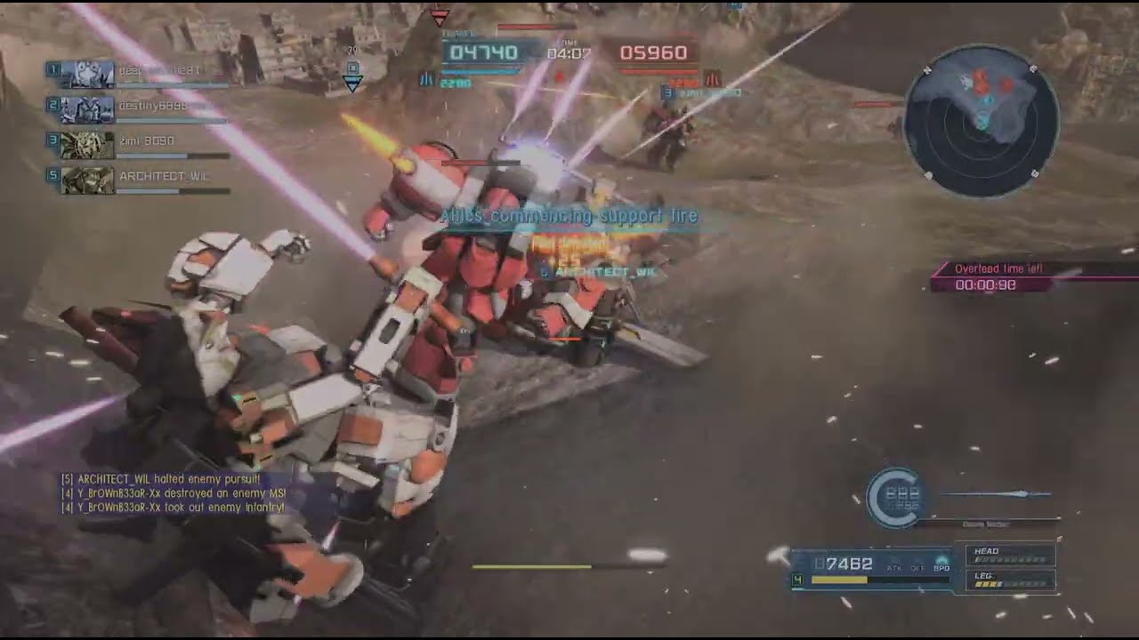 Gundam Battle Operation 2 -GBO 2- Ground Battle - lvl 1 Gundam Unit-5