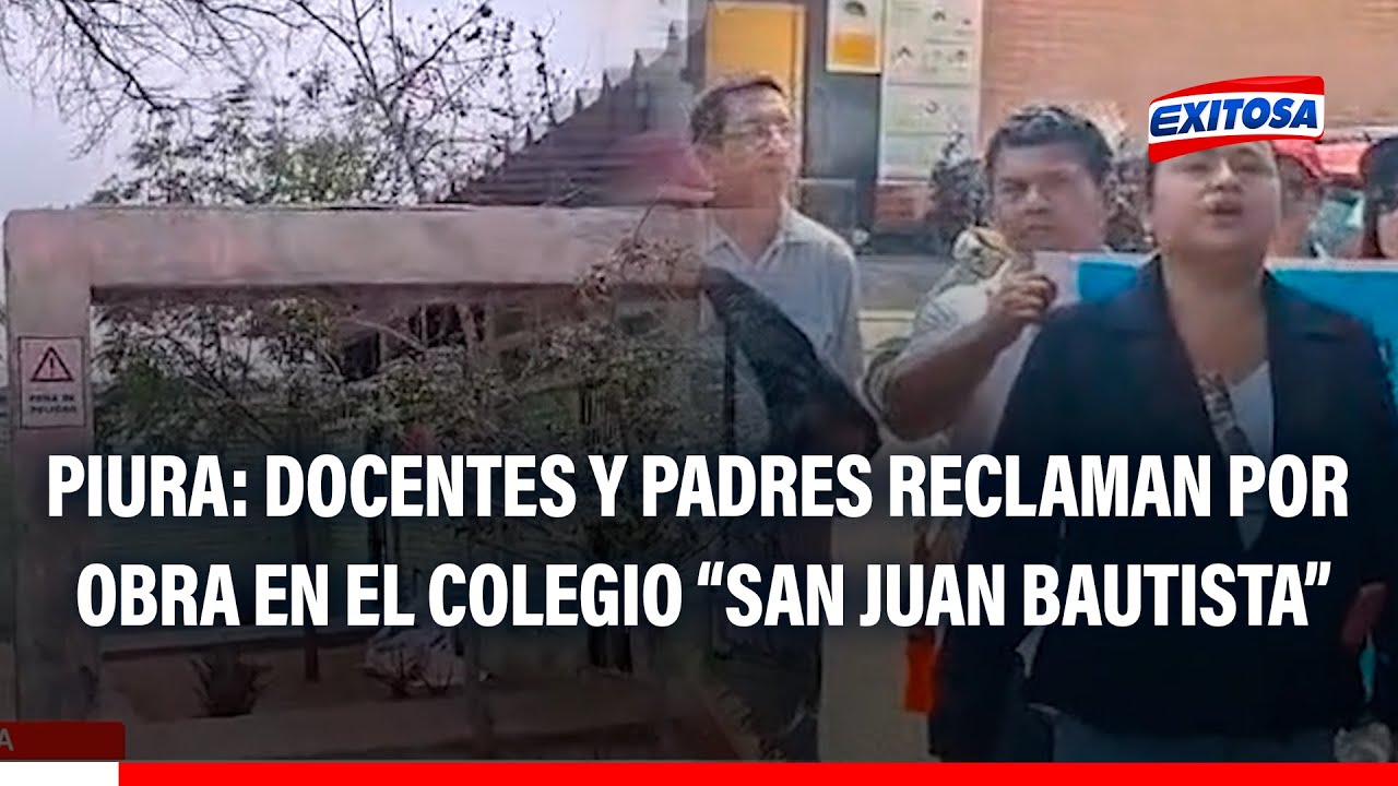 🔴🔵Docentes y padres reclaman por obras en colegio de Piura: "La ...