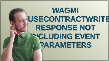 wagmi useContractWrite response not including event parameters