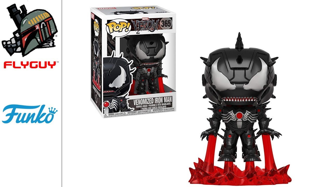 Funko Pop Marvel Venom - Venomised Iron Man Toy Action Figure Review | By FLYGUY - YouTube