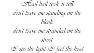 Video thumbnail of "Garland Jeffreys Hail Hail Rock 'N Roll lyrics"