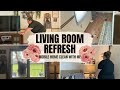 LIVING ROOM REFRESH - MOBILE HOME CLEAN WITH ME 🌺