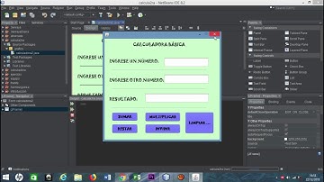 Calculadora básica en Java Netbeans