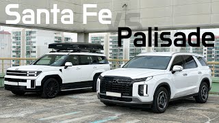 Indepth 2024 Allnew Hyundai Santa Fe vs Palisade: Sidebyside Comparison