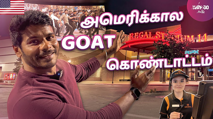 அமெரிக்கா தியேட்டரில் GOAT பார்க்கலாம் வாங்க | Theatre experience & Review