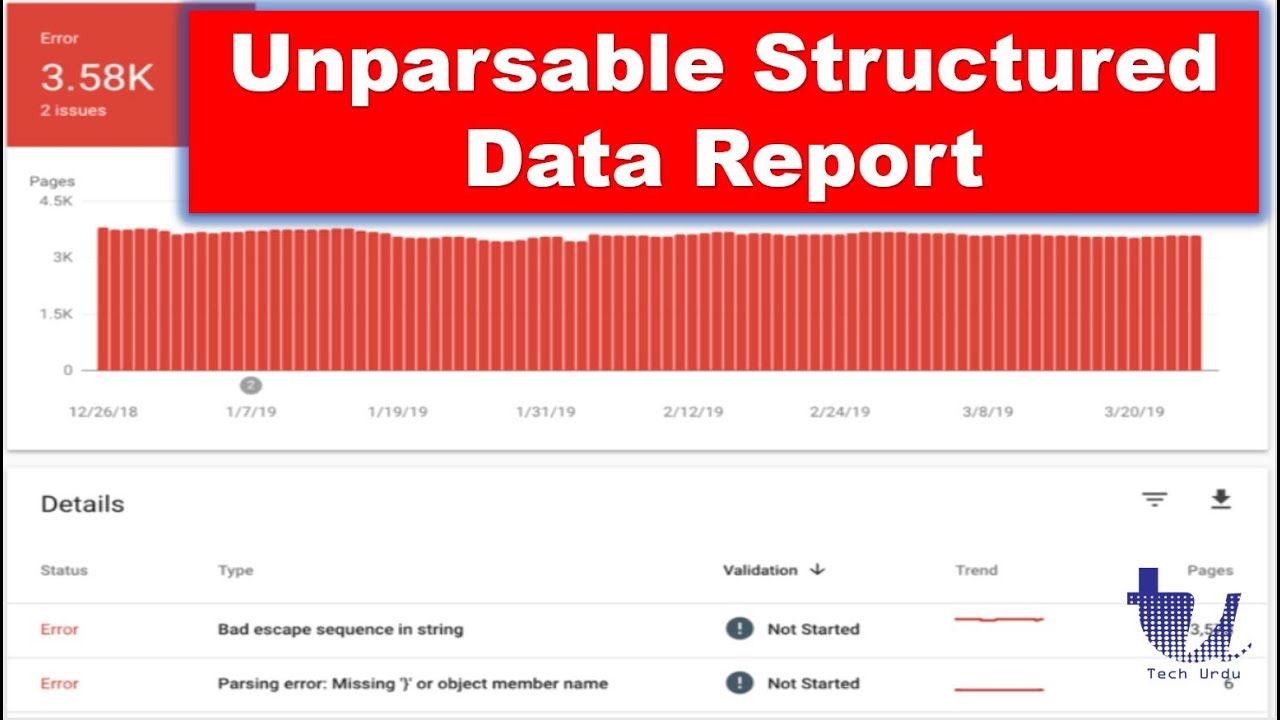 How to Solve Unparsable Structured Data Issues HindiUrdu